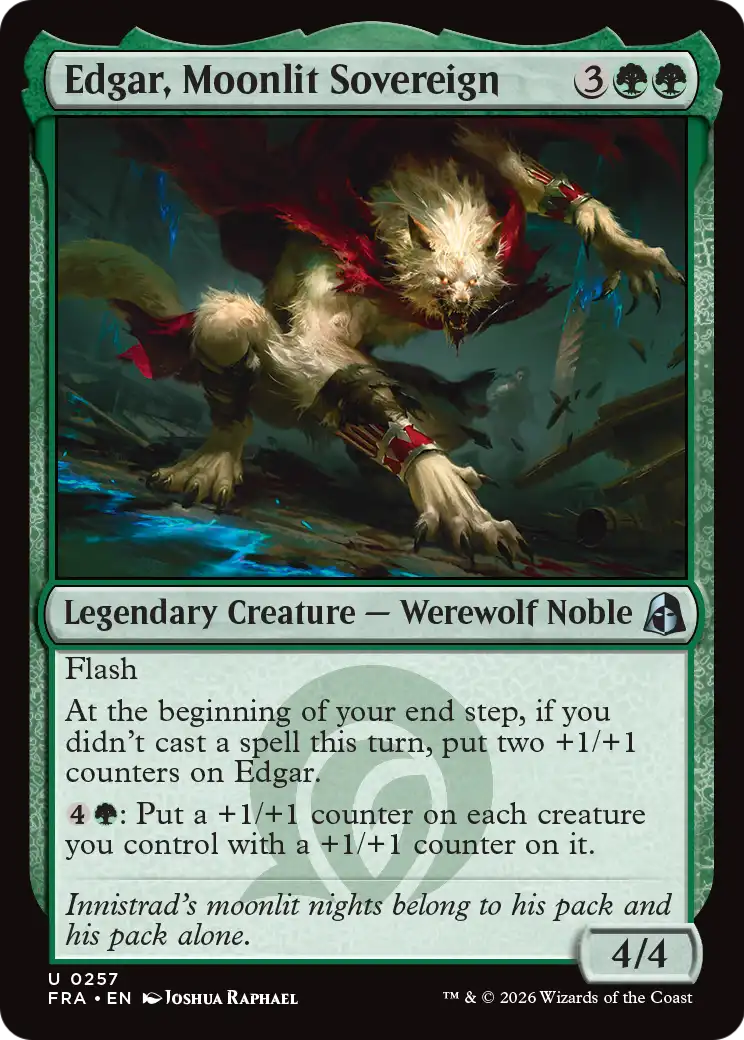 Edgar, Moonlit Sovereign [Reality Fracture] | Magic Magpie