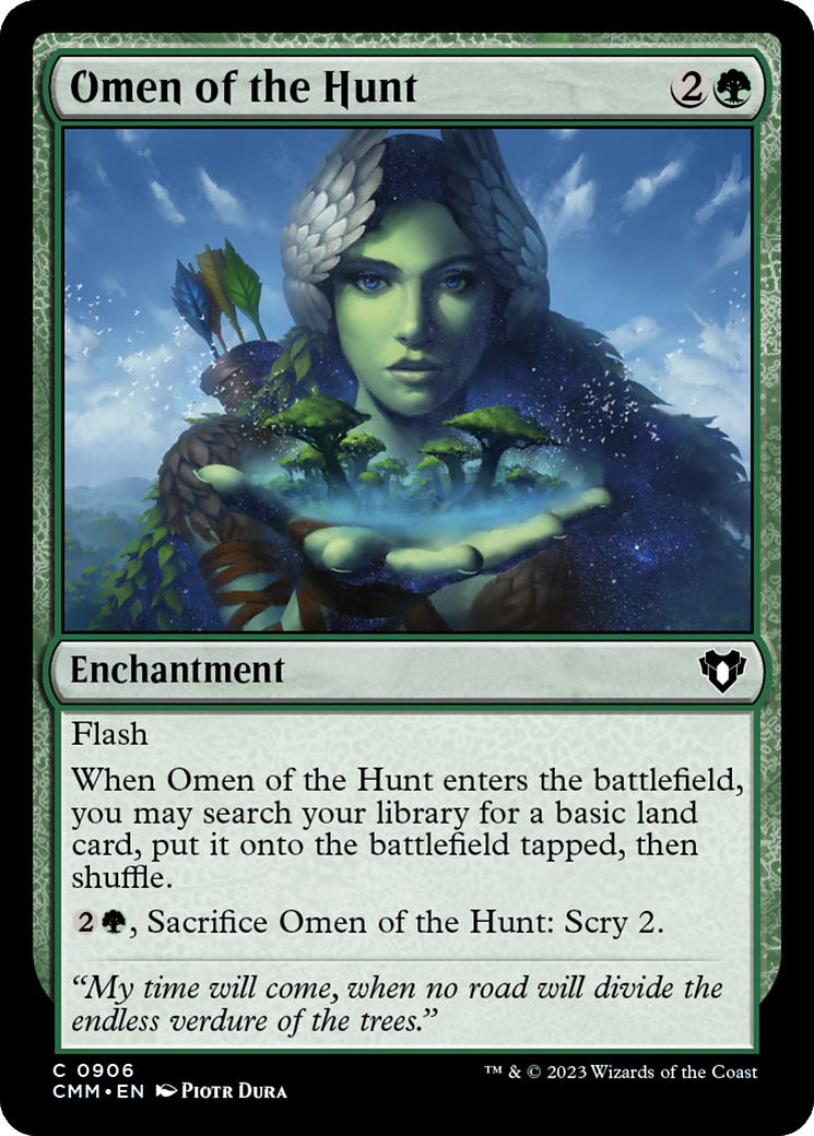 Omen of the Hunt [Commander Masters] | Magic Magpie