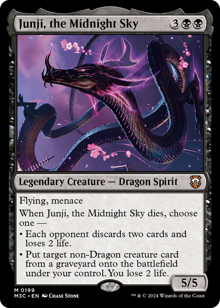 Junji, the Midnight Sky (Ripple Foil) [Modern Horizons 3 Commander] | Magic Magpie