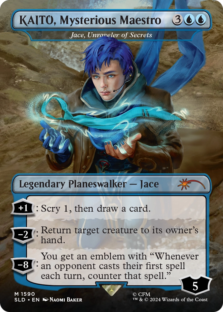 KAITO, Mysterious Maestro - Jace, Unraveler of Secrets [Secret Lair Drop Series] | Magic Magpie