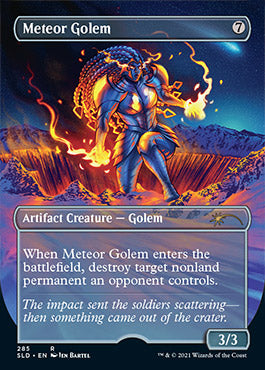 Meteor Golem (Borderless) [Secret Lair Drop Series] | Magic Magpie