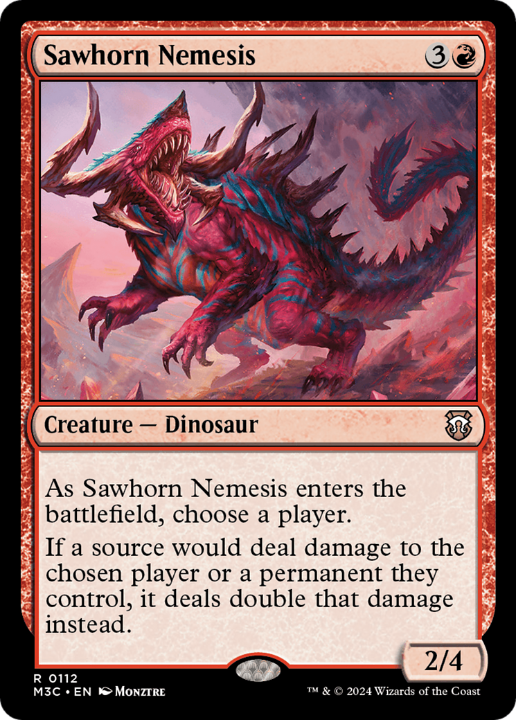 Sawhorn Nemesis [Modern Horizons 3 Commander] | Magic Magpie