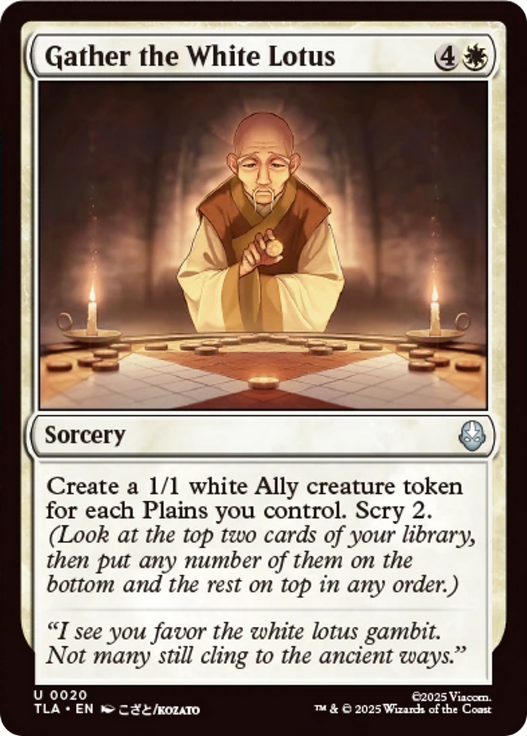 Gather the White Lotus [Avatar: The Last Airbender] | Magic Magpie