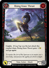 Rising Knee Thrust (Blue) [U-WTR106] (Welcome to Rathe Unlimited)  Unlimited Normal | Magic Magpie