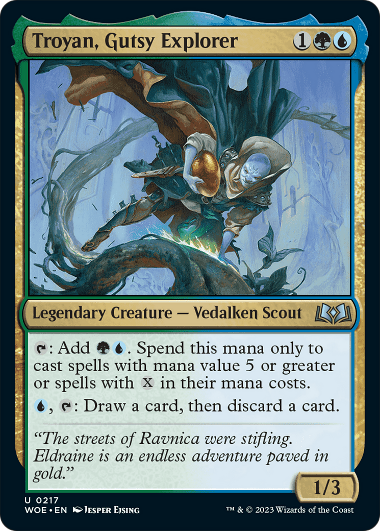 Troyan, Gutsy Explorer [Wilds of Eldraine] | Magic Magpie