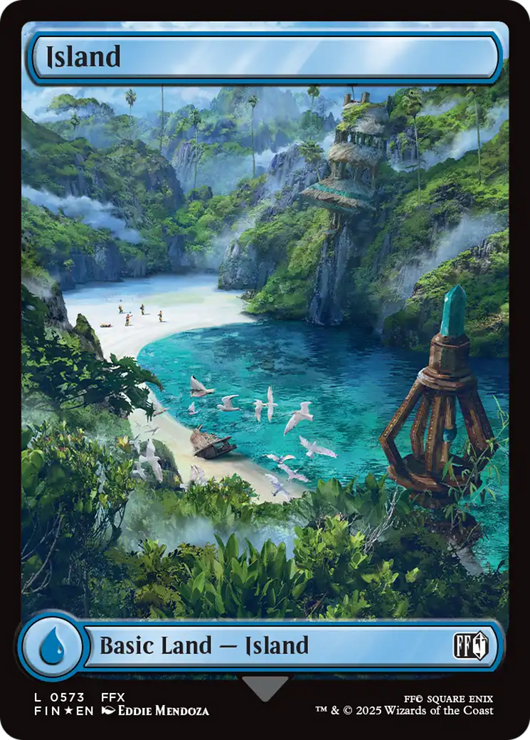 Island (0573) (Surge Foil) [FINAL FANTASY] | Magic Magpie