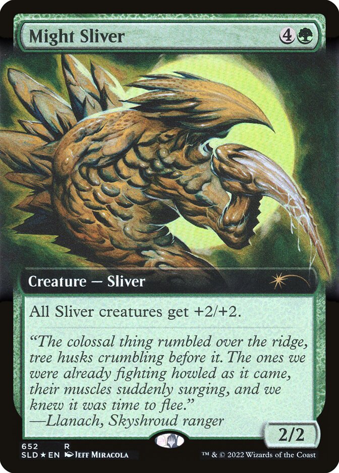 Might Sliver (Extended Art) [Secret Lair Drop Promos] | Magic Magpie