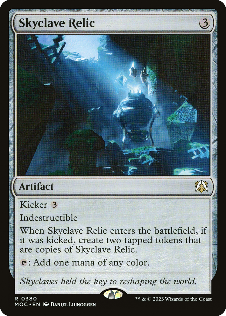 Skyclave Relic [March of the Machine Commander] | Magic Magpie