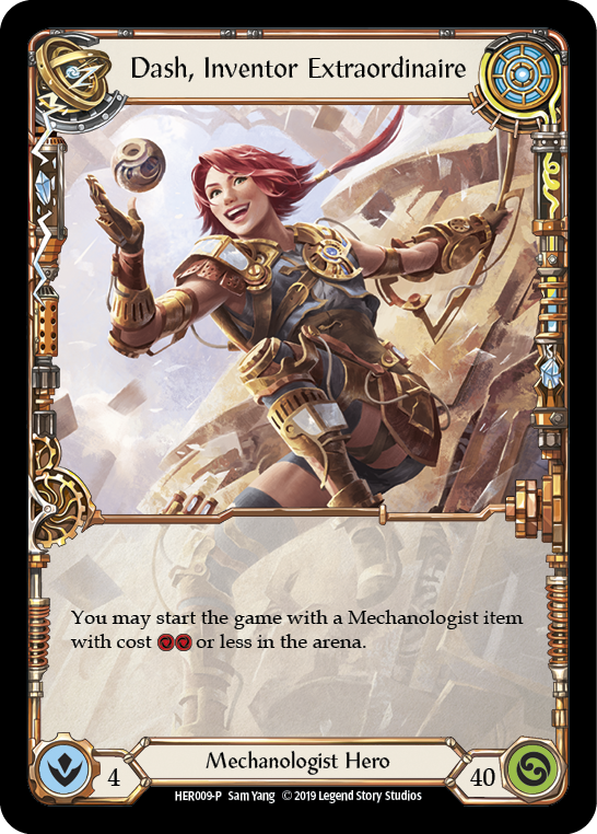 Dash, Inventor Extraordinaire [HER009-P] (Promo)  1st Edition Cold Foil | Magic Magpie