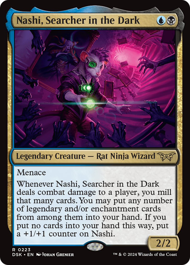 Nashi, Searcher in the Dark [Duskmourn: House of Horror] | Magic Magpie