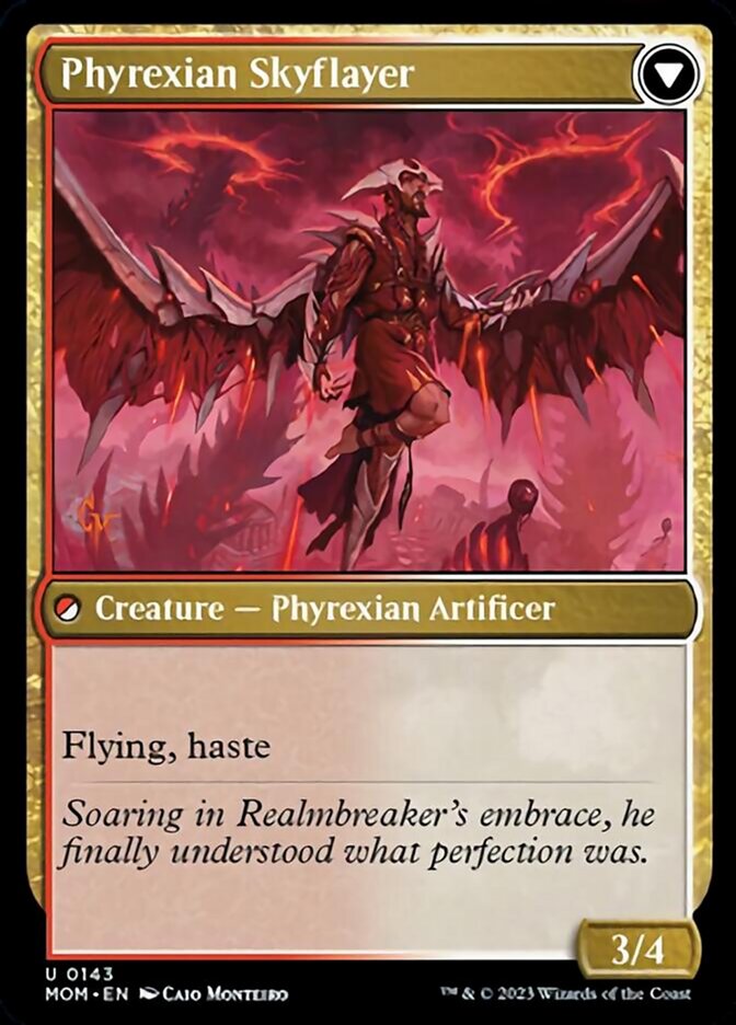 Harried Artisan // Phyrexian Skyflayer [March of the Machine] | Magic Magpie