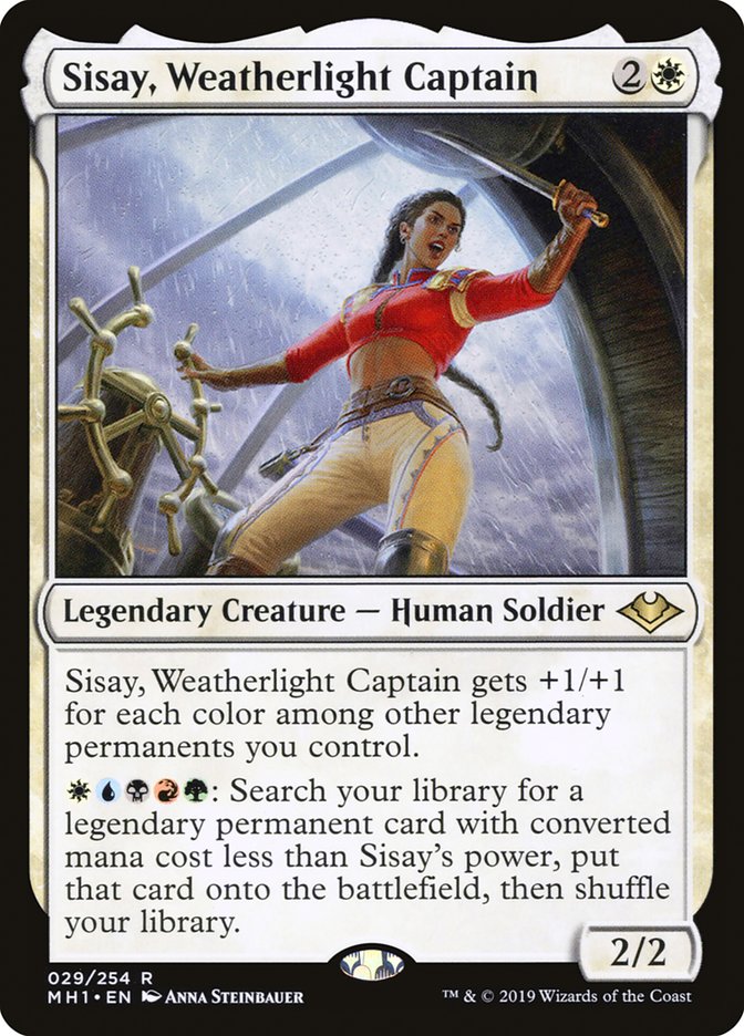 Sisay, Weatherlight Captain [Modern Horizons] | Magic Magpie