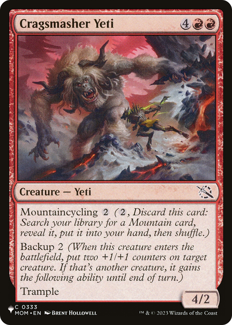 Cragsmasher Yeti [The List] | Magic Magpie