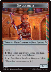 Gingerbrute // Jace Double-Sided Token [Reality Fracture Commander Tokens] | Magic Magpie