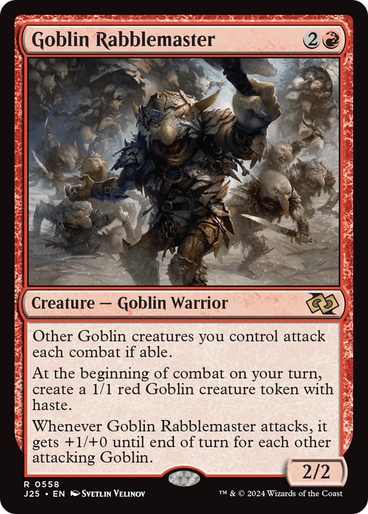 Goblin Rabblemaster [Foundations Jumpstart] | Magic Magpie