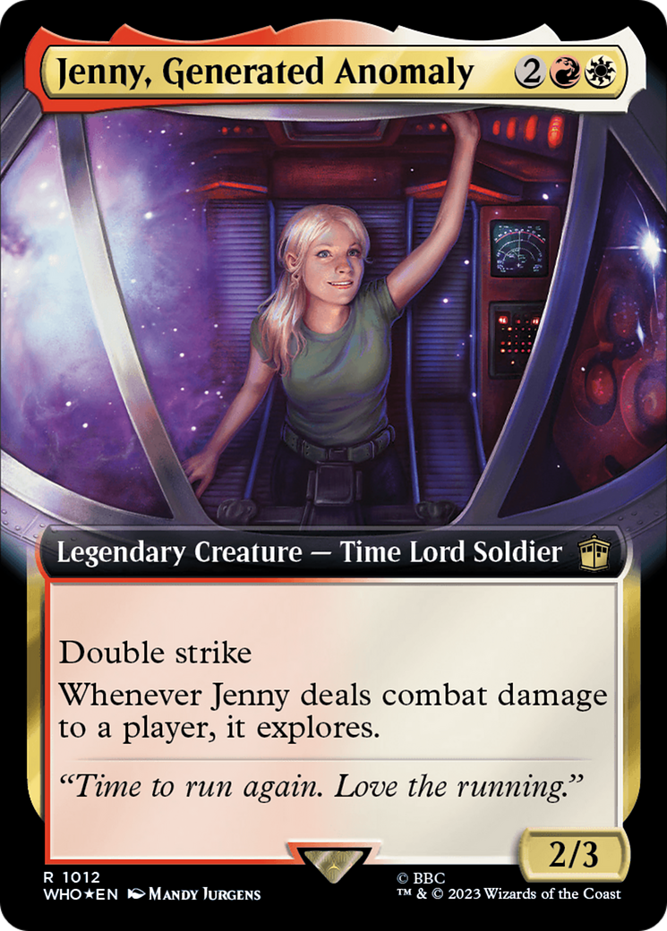 Jenny, Generated Anomaly (Extended Art) (Surge Foil) [Doctor Who] | Magic Magpie