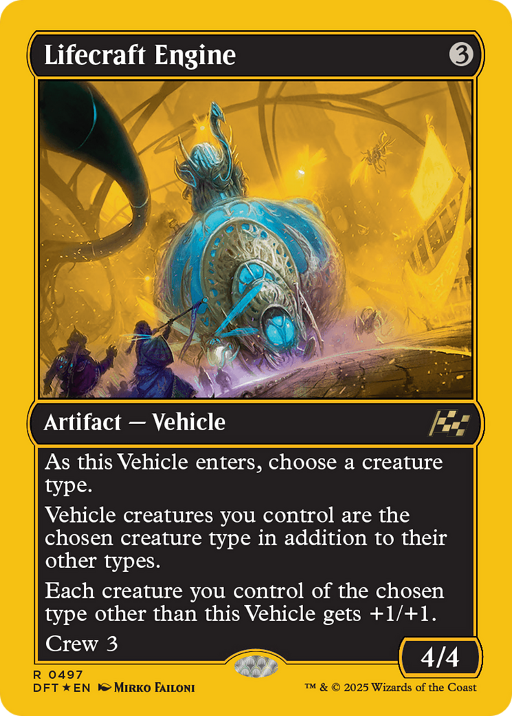 Lifecraft Engine (First-Place Foil) [Aetherdrift] | Magic Magpie