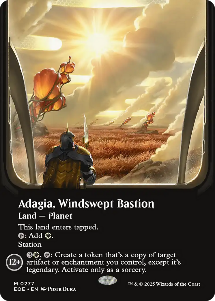 Adagia, Windswept Bastion (Borderless) [Edge of Eternities] | Magic Magpie