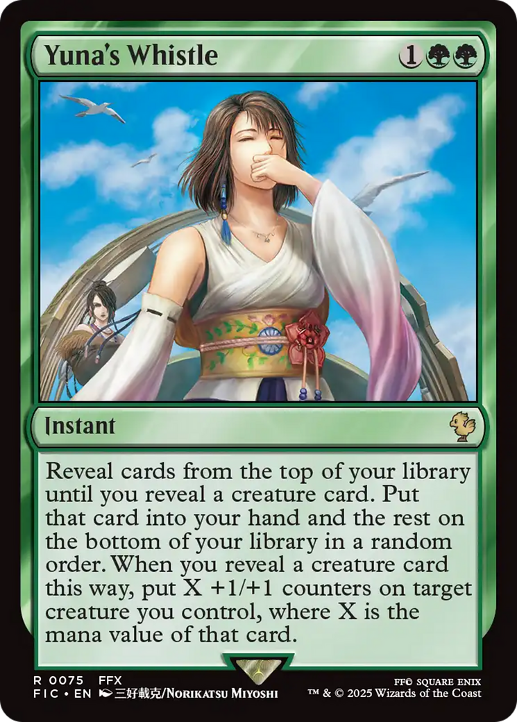 Yuna's Whistle [FINAL FANTASY Commander] | Magic Magpie