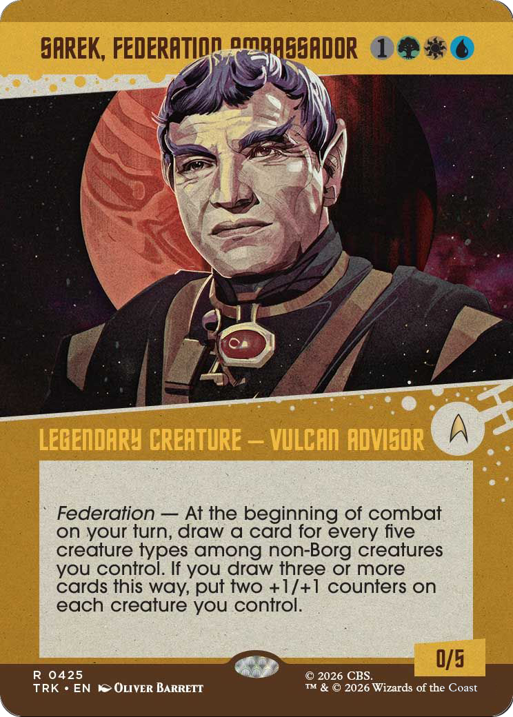 Sarek, Federation Ambassador (Showcase) [Star Trek] | Magic Magpie