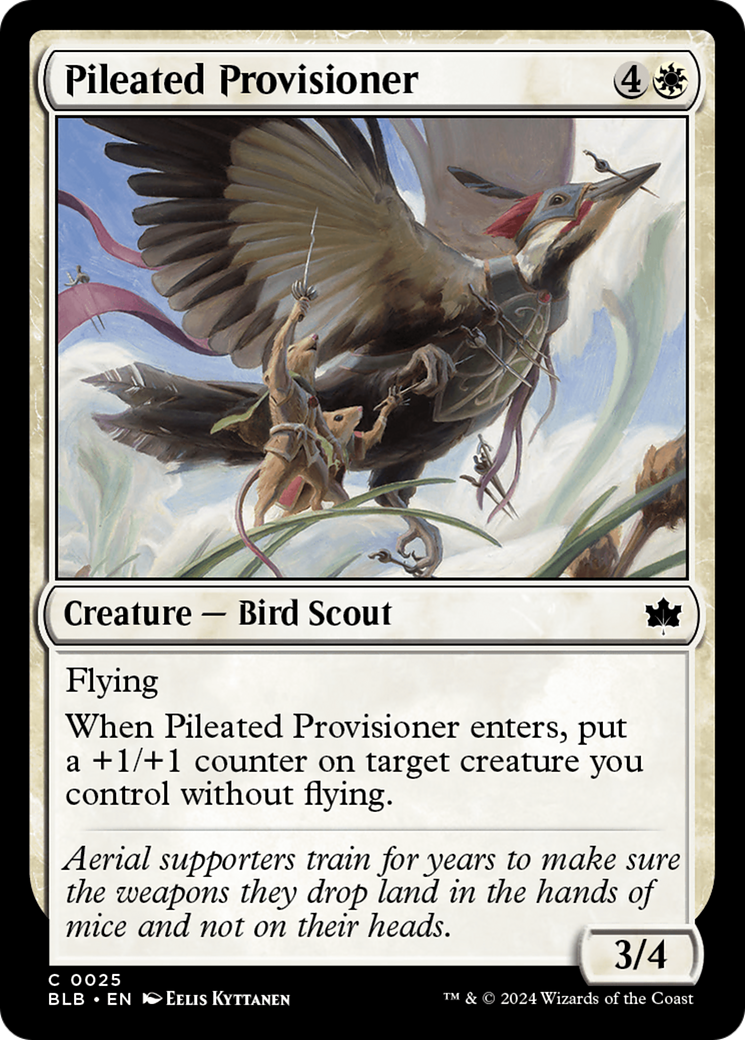 Pileated Provisioner [Bloomburrow] | Magic Magpie