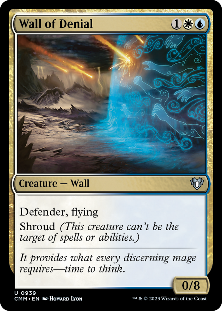 Wall of Denial [Commander Masters] | Magic Magpie