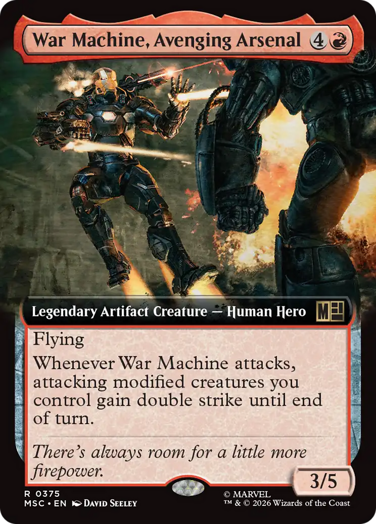 War Machine, Avenging Arsenal (Extended Art) [Marvel Super Heroes Commander] | Magic Magpie