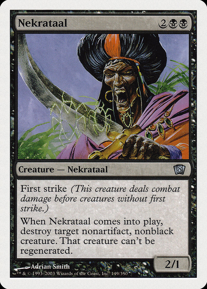 Nekrataal (8th Edition) [Oversize Cards] | Magic Magpie