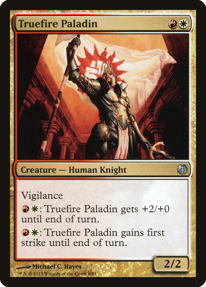 Truefire Paladin [Duel Decks: Heroes vs. Monsters] | Magic Magpie