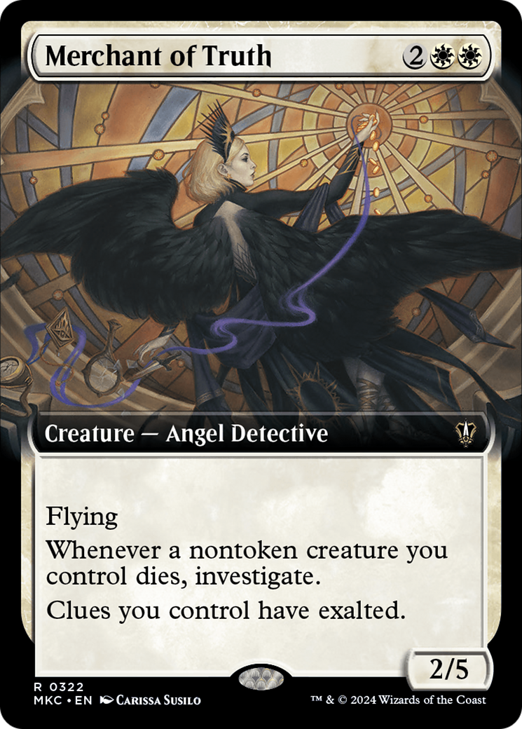 Merchant of Truth (Extended Art) [Murders at Karlov Manor Commander] | Magic Magpie