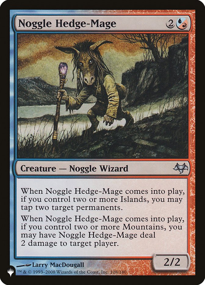 Noggle Hedge-Mage [The List] | Magic Magpie