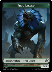Tentacle // Frog Lizard Double-Sided Token [The List] | Magic Magpie