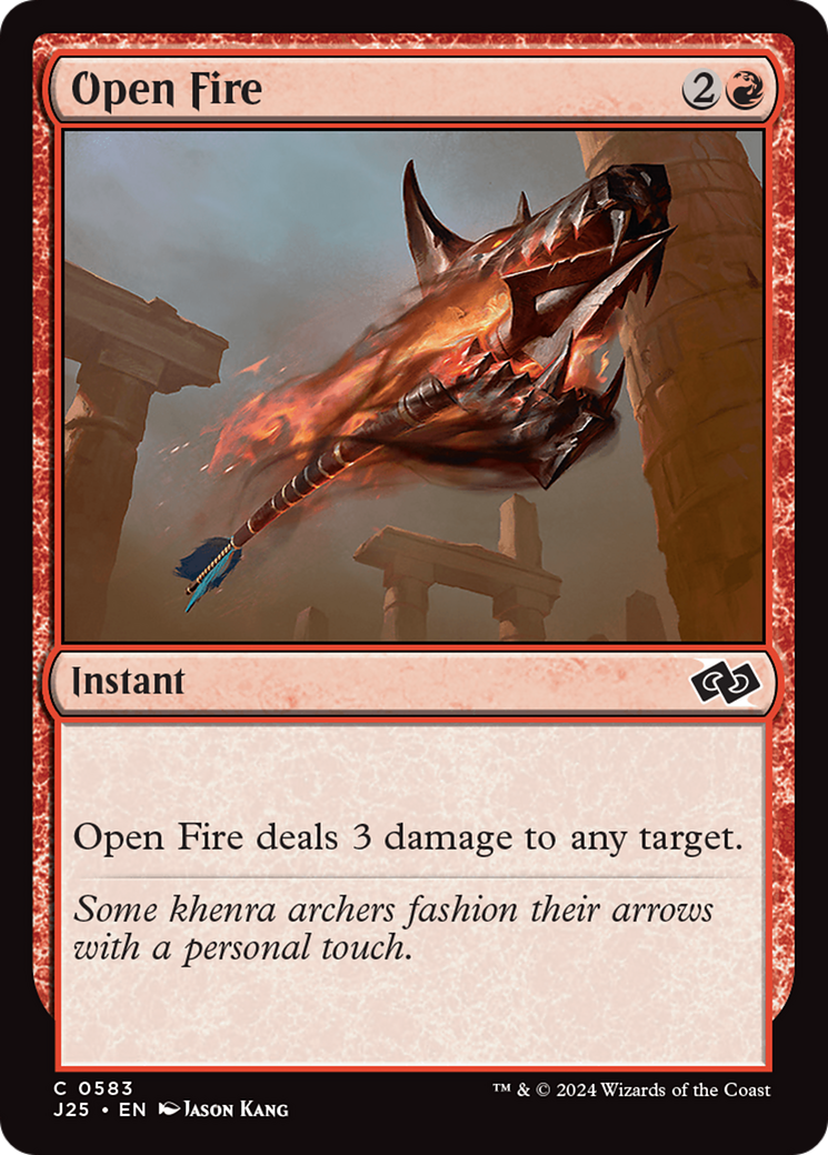 Open Fire [Foundations Jumpstart] | Magic Magpie