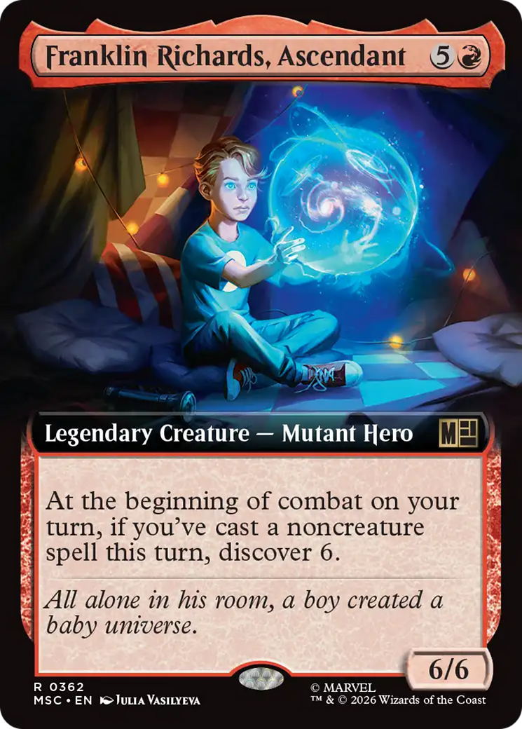 Franklin Richards, Ascendant (Extended Art) [Marvel Super Heroes Commander] | Magic Magpie