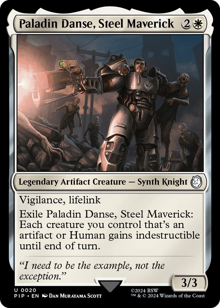 Paladin Danse, Steel Maverick [Fallout] | Magic Magpie