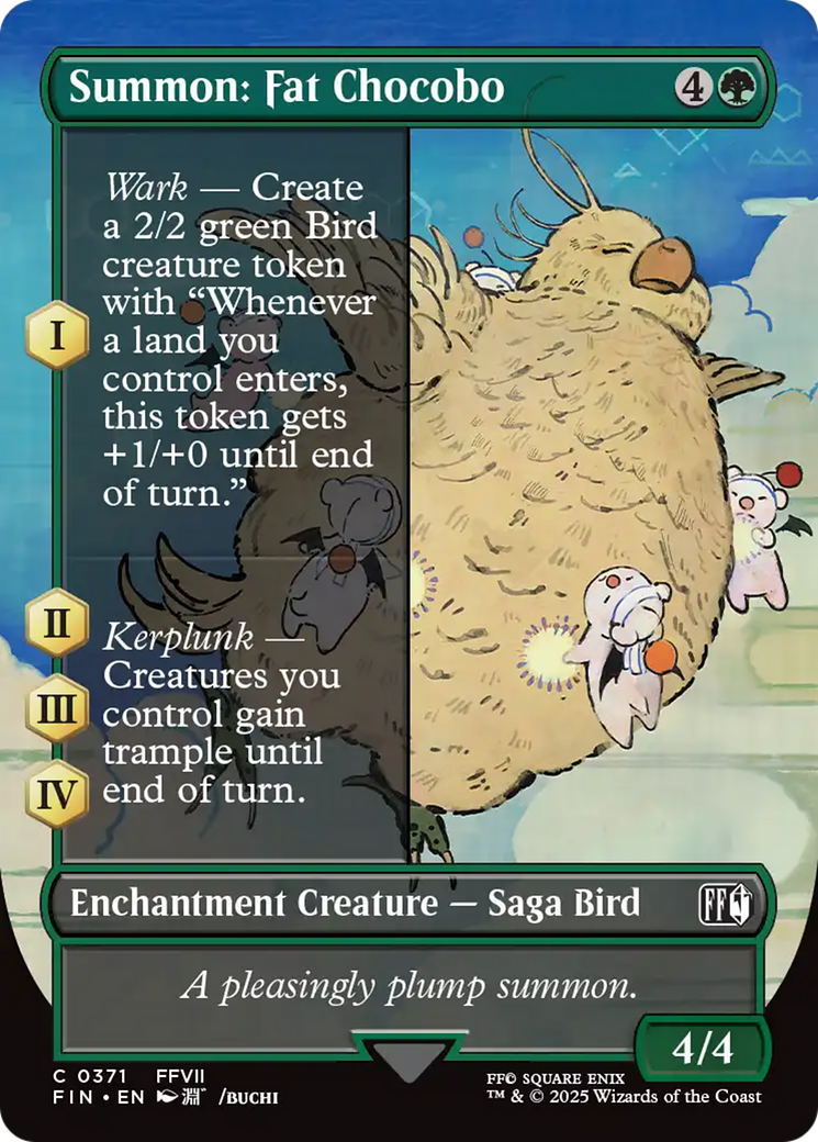 Summon: Fat Chocobo (Borderless) [FINAL FANTASY] | Magic Magpie