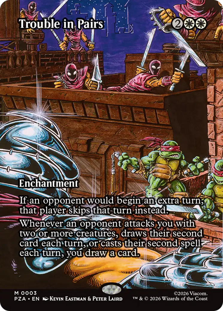 Trouble in Pairs (Borderless) [Teenage Mutant Ninja Turtles Eternal-Legal] | Magic Magpie