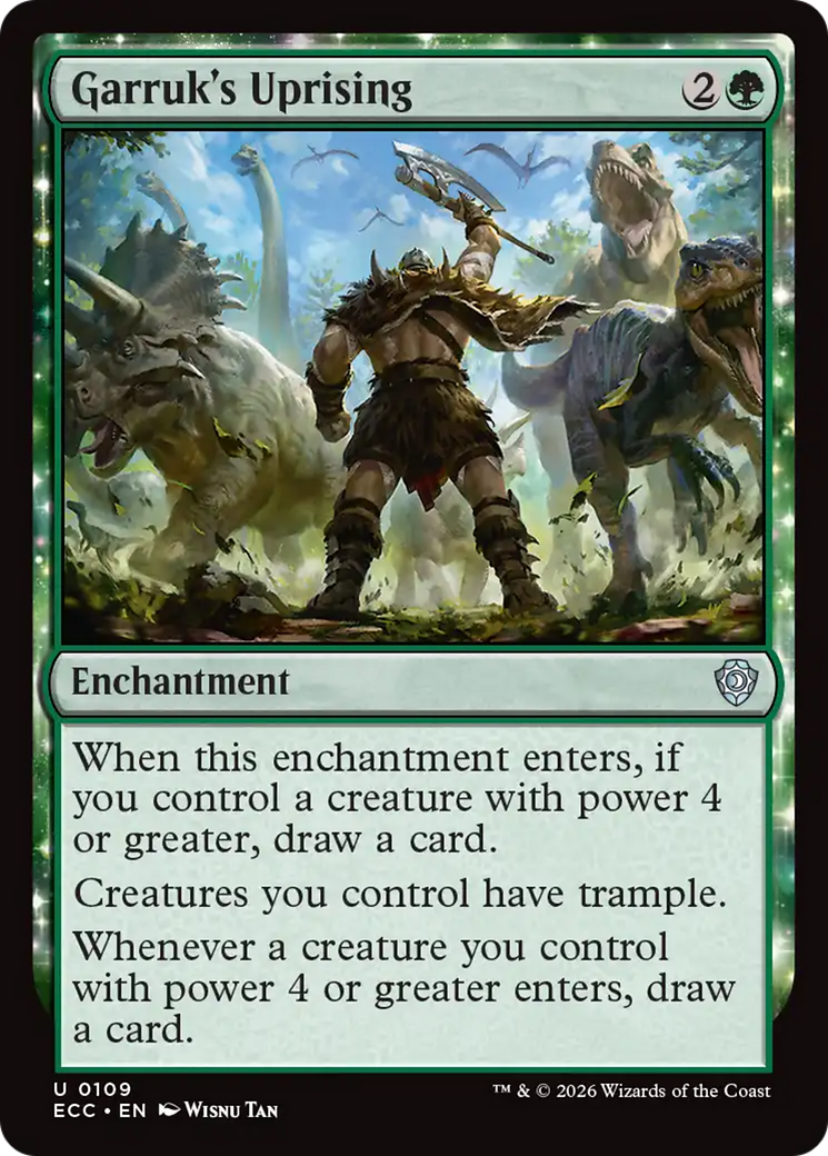 Garruk's Uprising [Lorwyn Eclipsed Commander] | Magic Magpie