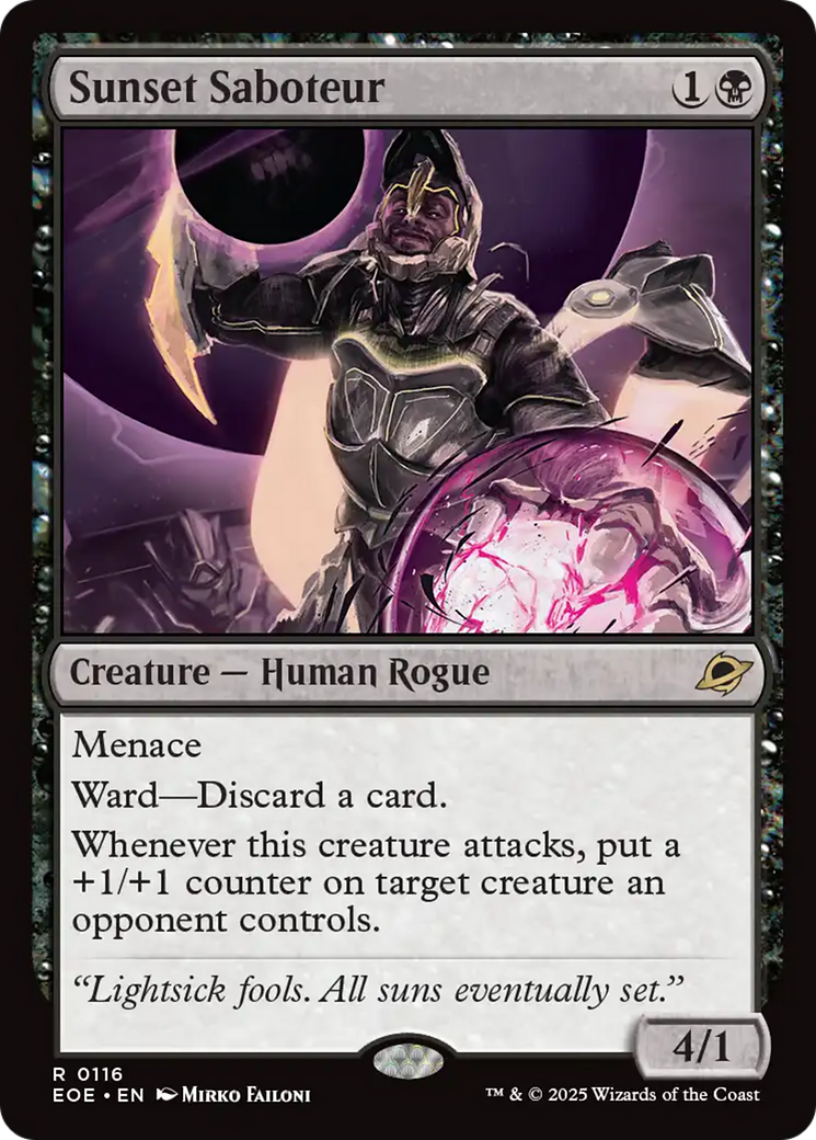 Sunset Saboteur [Edge of Eternities] | Magic Magpie