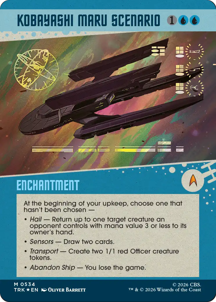 Kobayashi Maru Scenario (Showcase) (Surge Foil) [Star Trek] | Magic Magpie