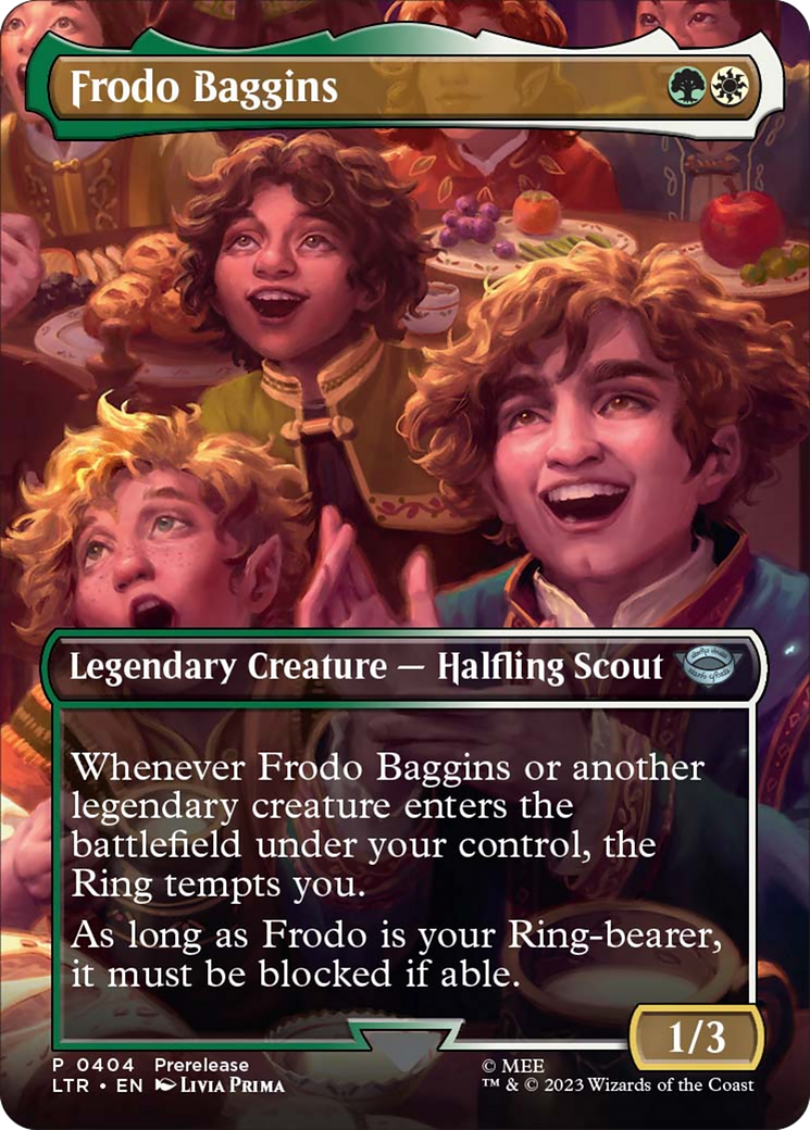 Frodo Baggins (Borderless Alternate Art) [The Lord of the Rings: Tales of Middle-Earth] | Magic Magpie