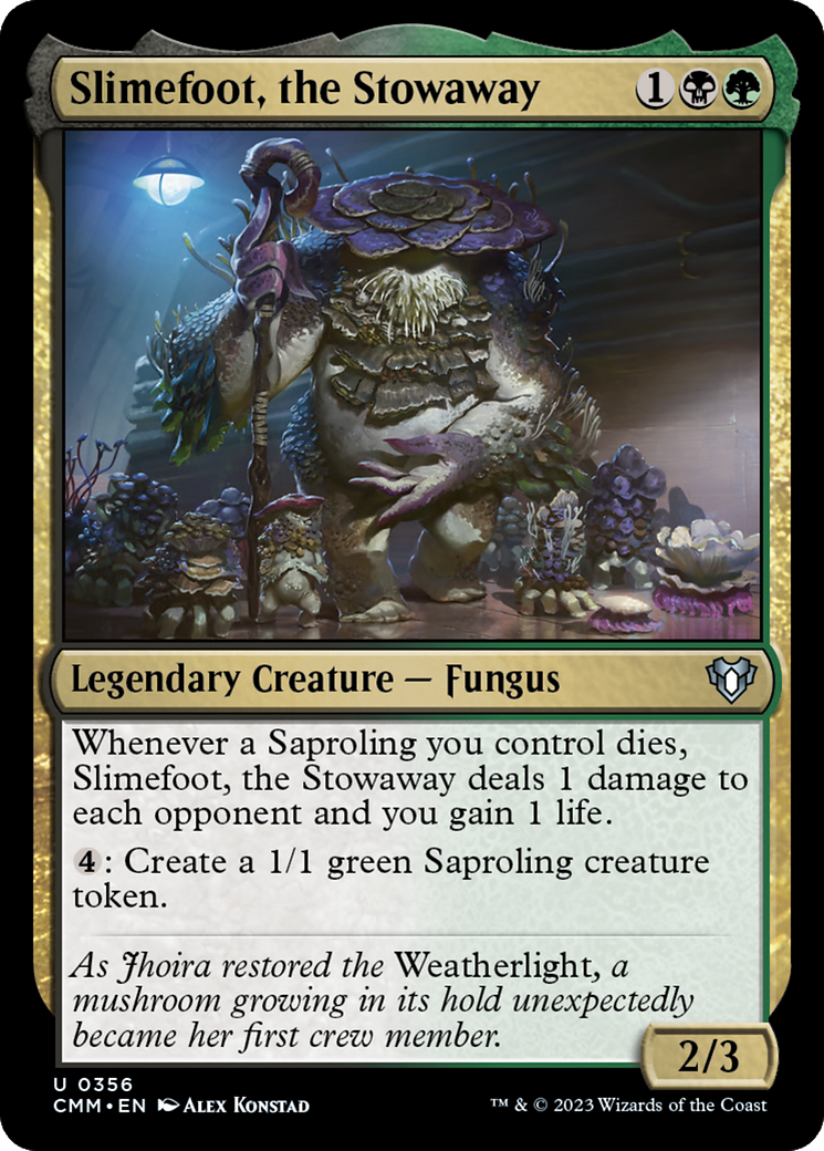 Slimefoot, the Stowaway [Commander Masters] | Magic Magpie