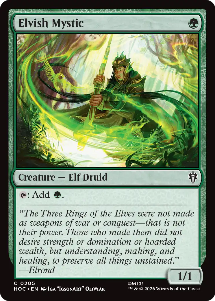 Elvish Mystic [The Hobbit: Eternal-Legal] | Magic Magpie