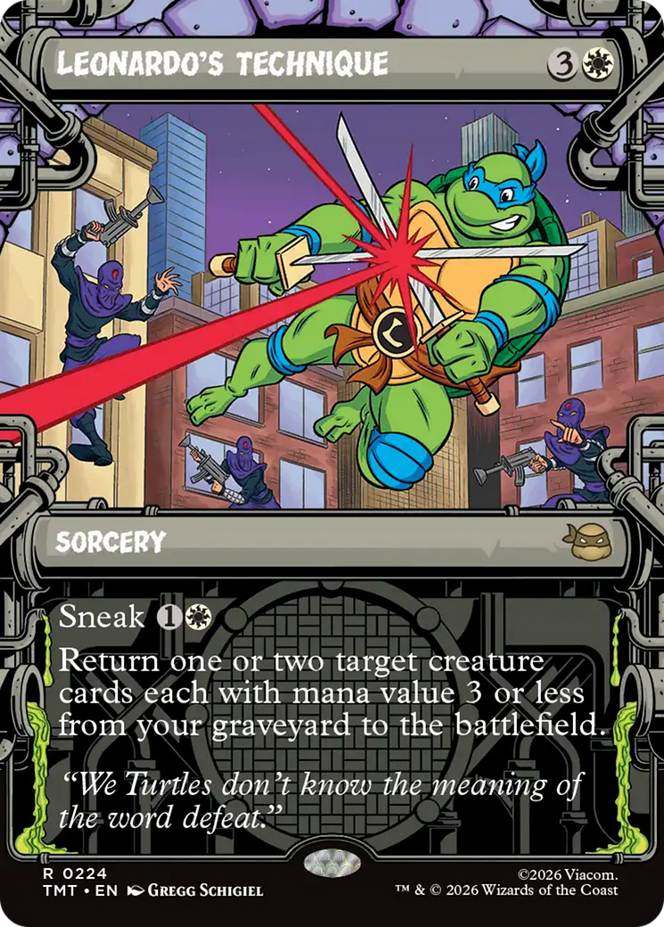 Leonardo's Technique (Showcase) [Teenage Mutant Ninja Turtles] | Magic Magpie