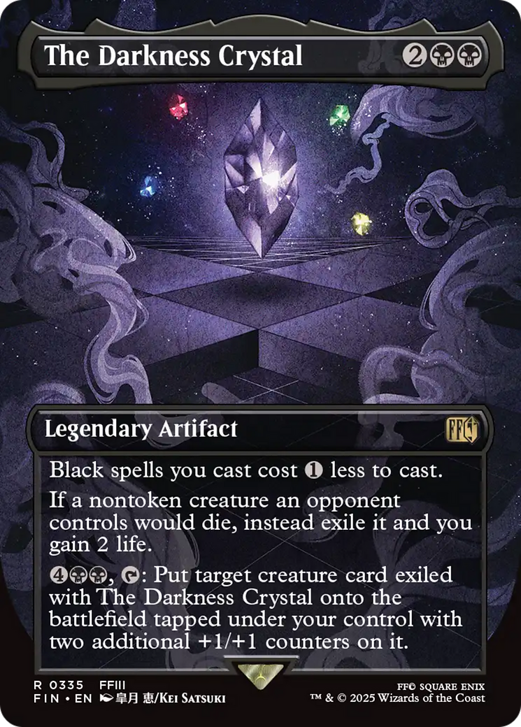 The Darkness Crystal (Borderless) [FINAL FANTASY] | Magic Magpie