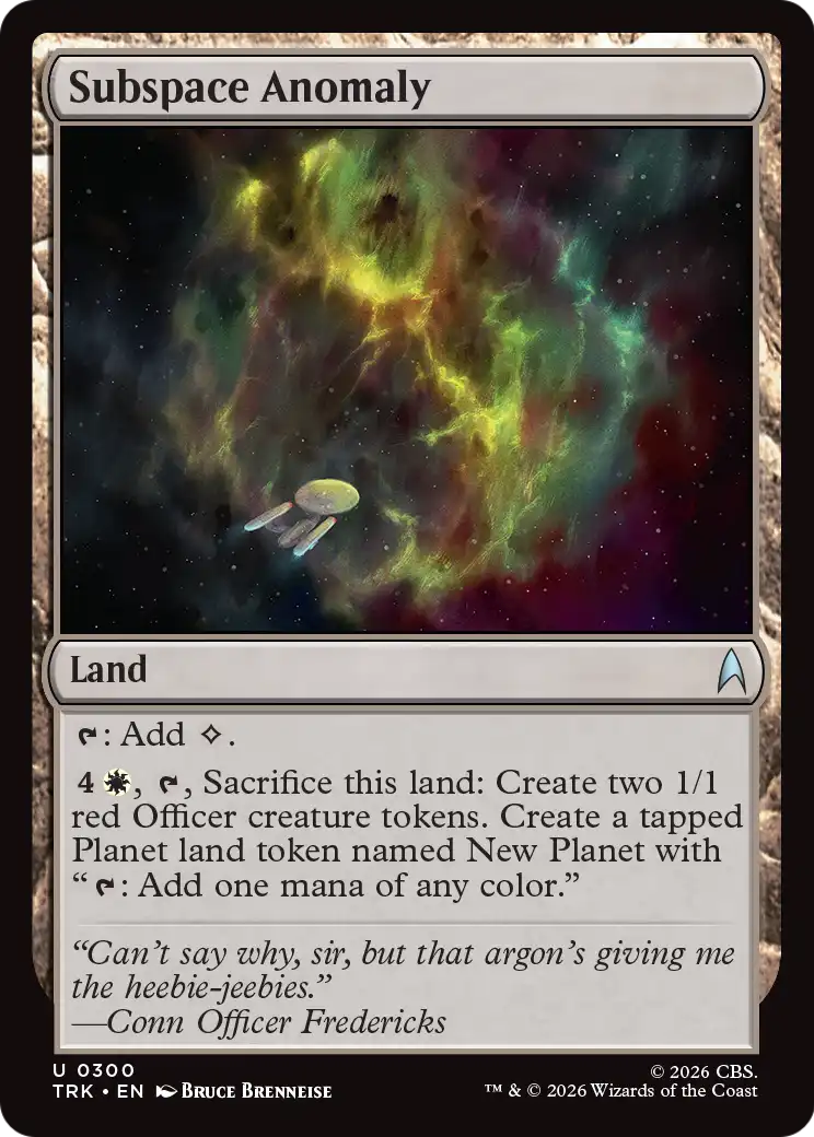 Subspace Anomaly [Star Trek] | Magic Magpie