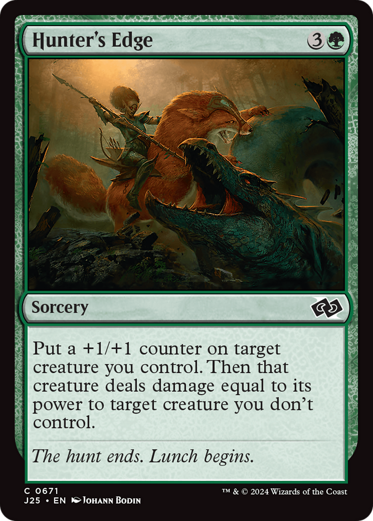 Hunter's Edge [Foundations Jumpstart] | Magic Magpie