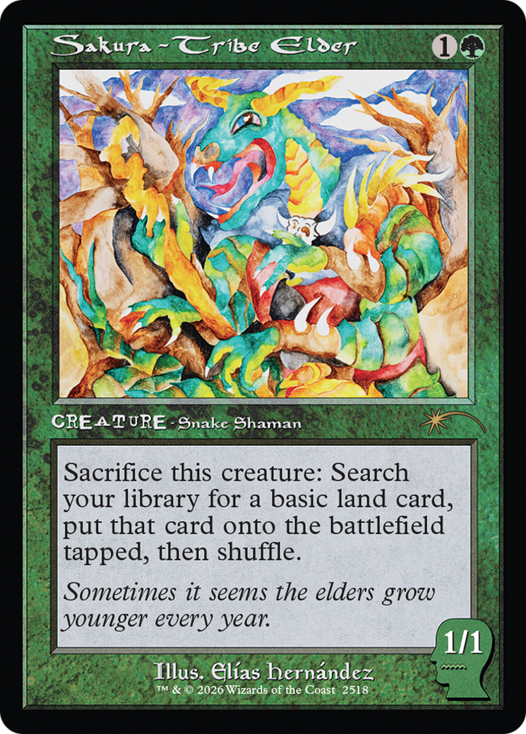 Sakura-Tribe Elder (2518) [Secret Lair Drop Series] | Magic Magpie