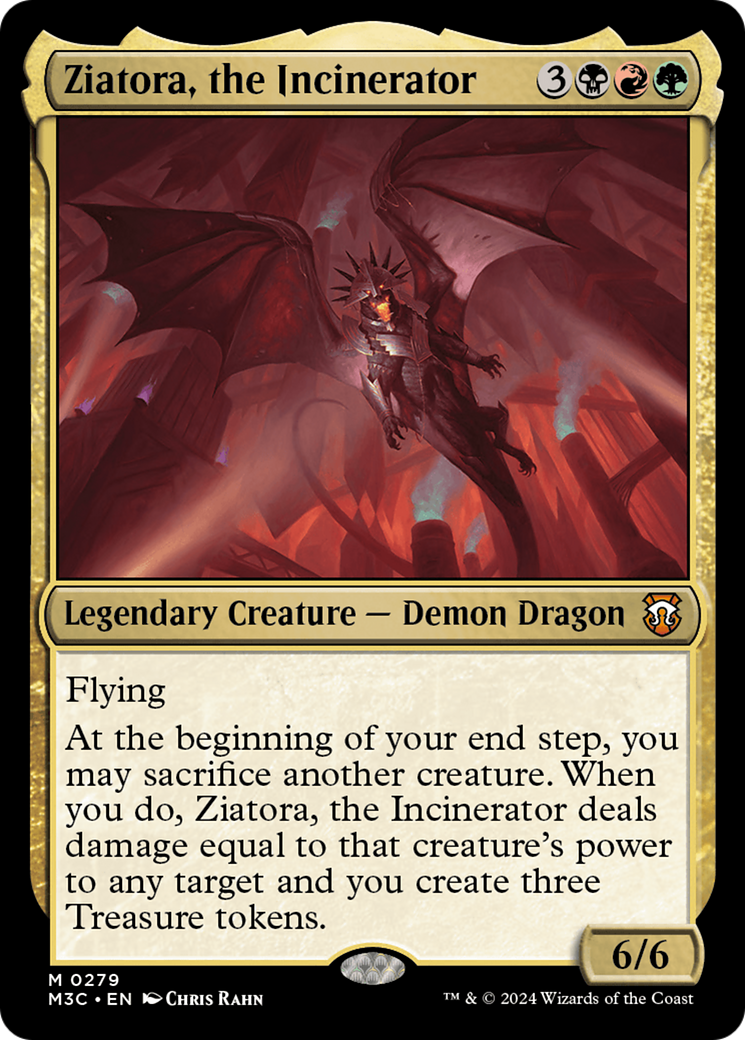 Ziatora, the Incinerator (Ripple Foil) [Modern Horizons 3 Commander] | Magic Magpie