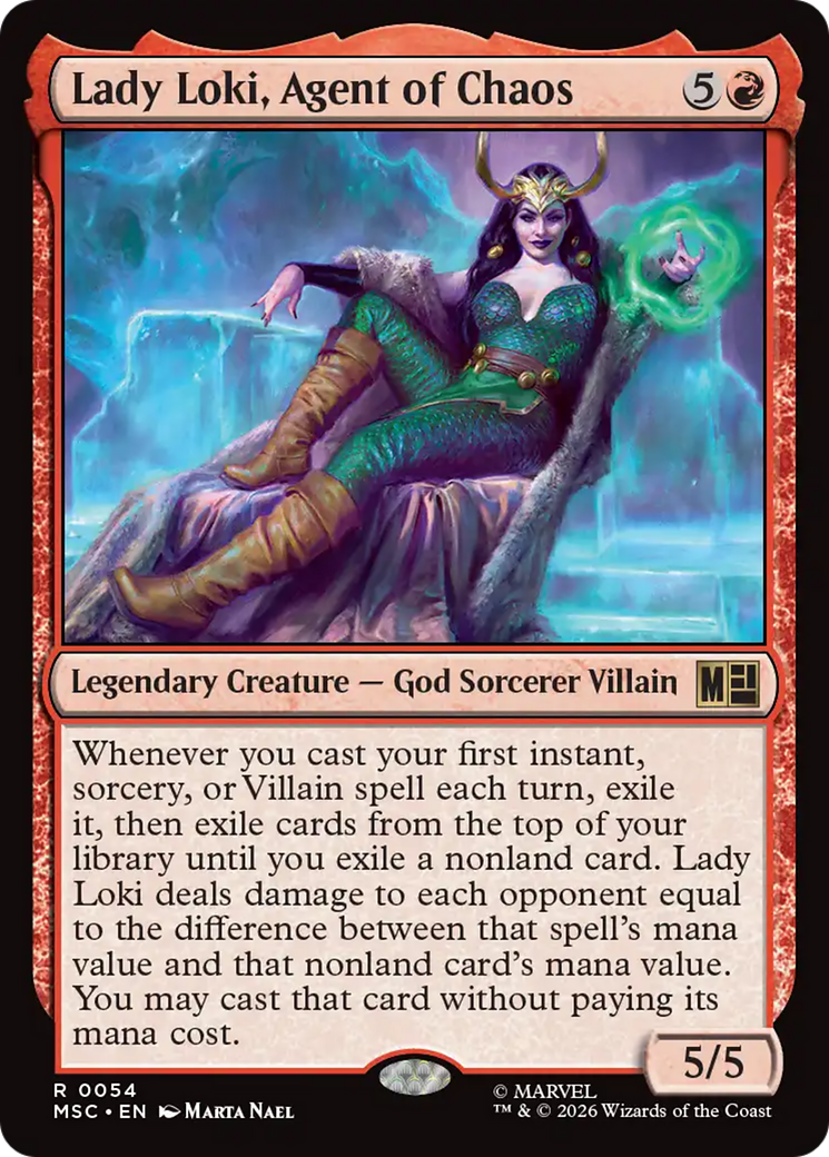 Lady Loki, Agent of Chaos (Surge Foil) [Marvel Super Heroes Commander] | Magic Magpie